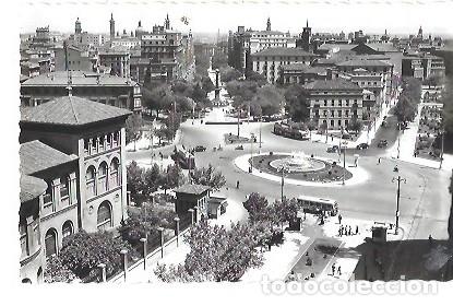 Postales: ANTIGUA POSTAL 450 ZARAGOZA PLAZA DE PARAISO EDICIONES ARRIBAS