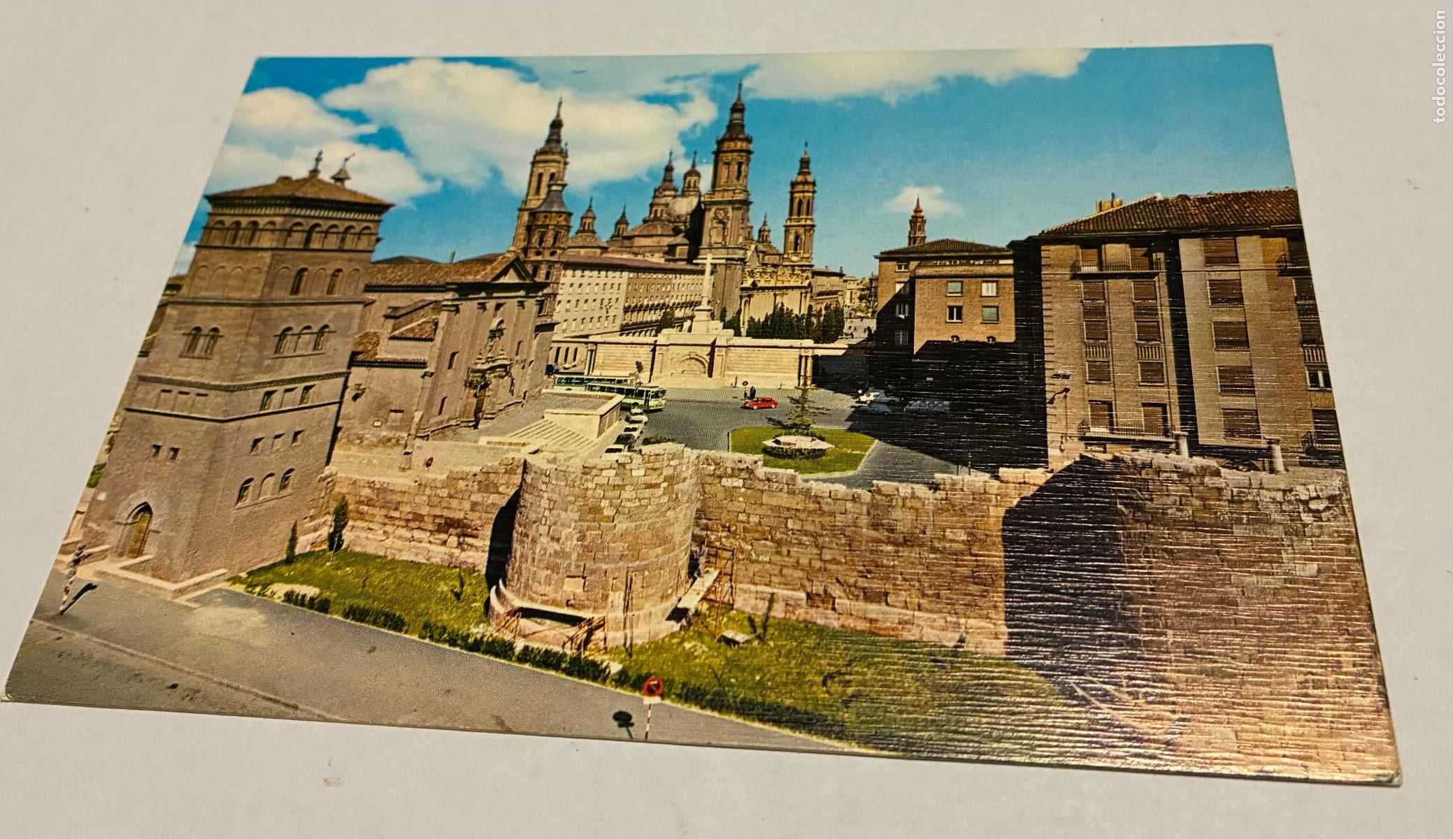 Postales: POSTAL ZARAGOZA MURALLAS ROMANAS Y TORREON DE LA ZUDA
