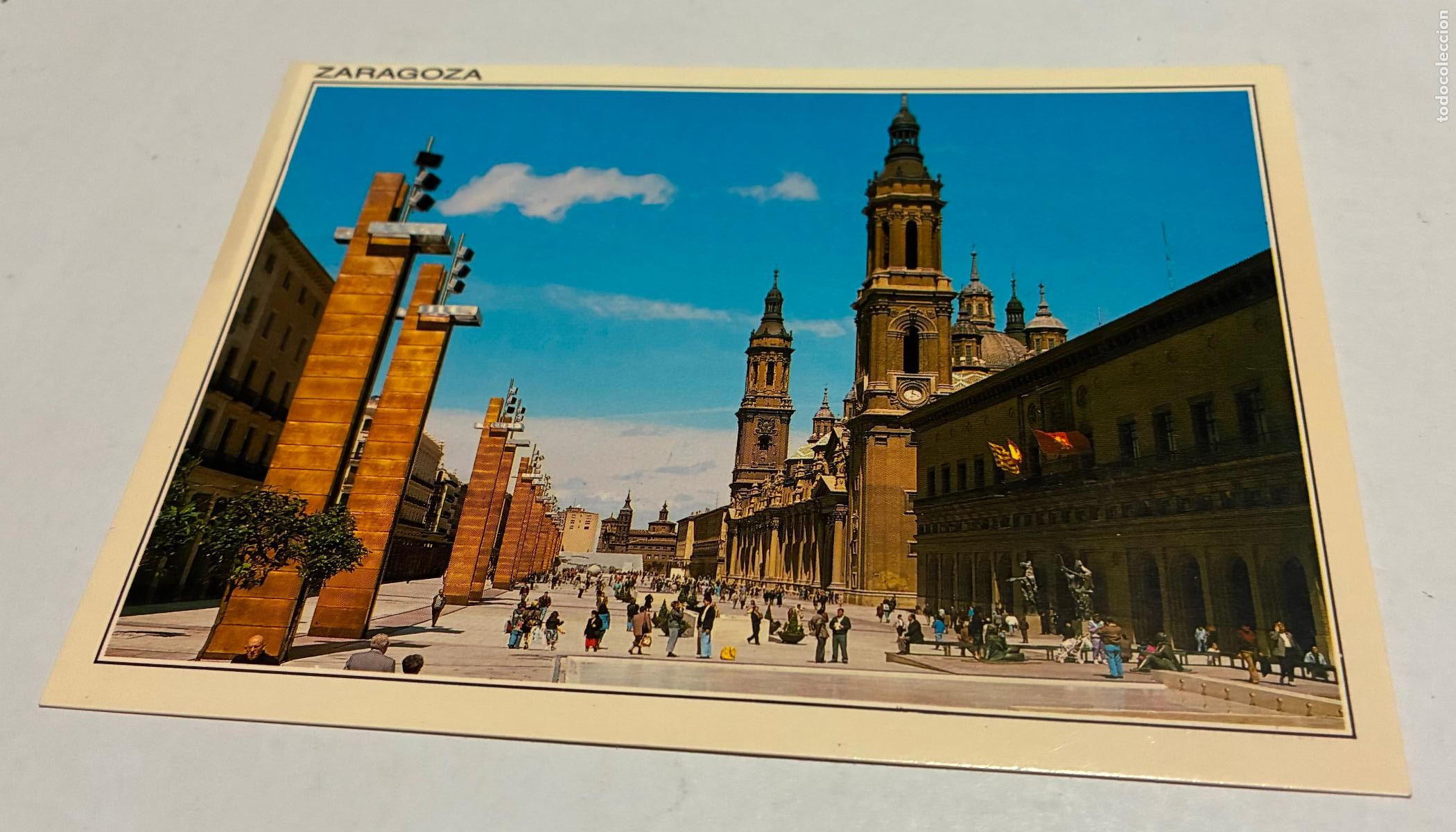 Postales: POSTAL DE ZARAGOZA PLAZA DEL PILAR