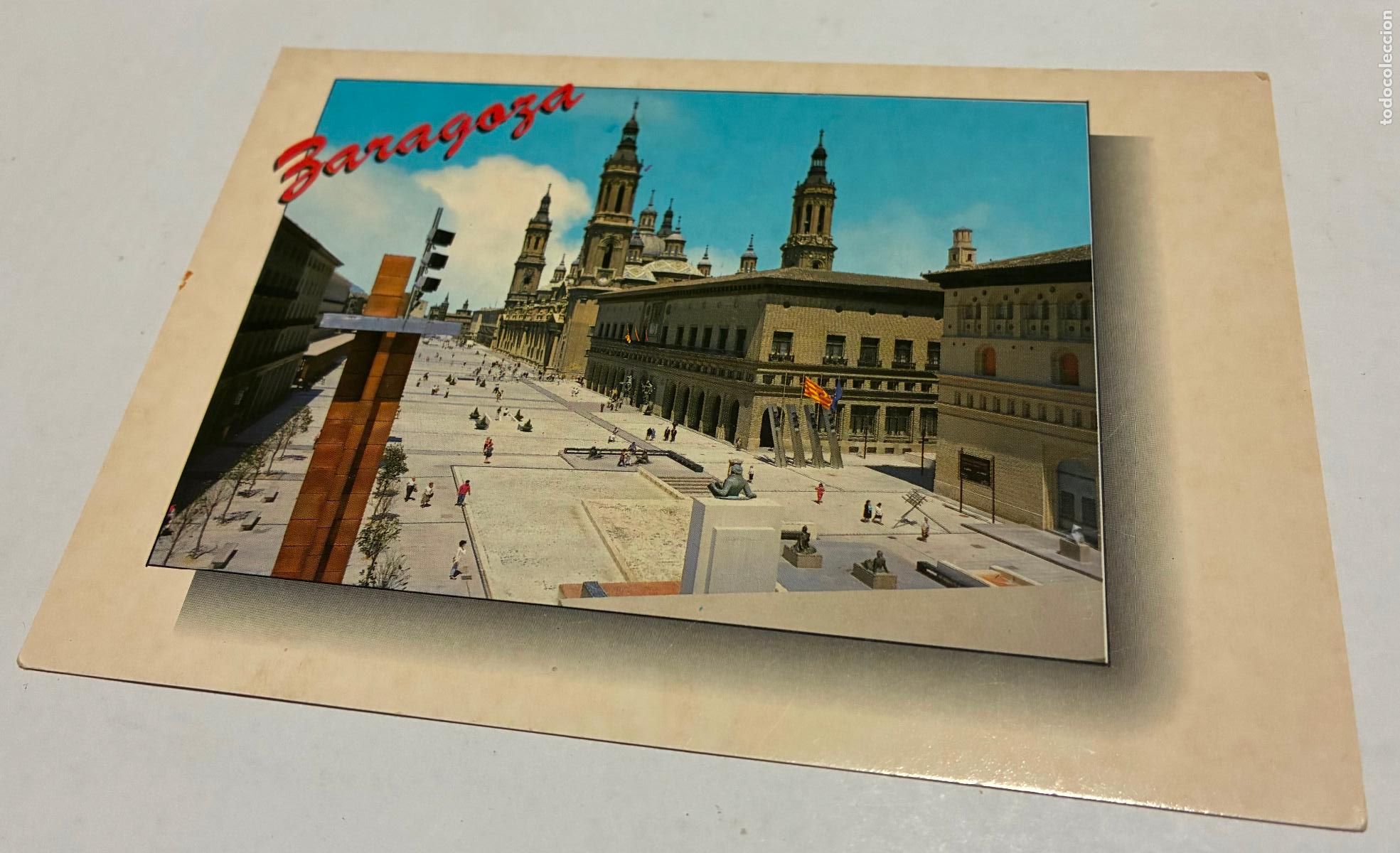 Postales: POSTAL ZARAGOZA PLAZA DEL PILAR