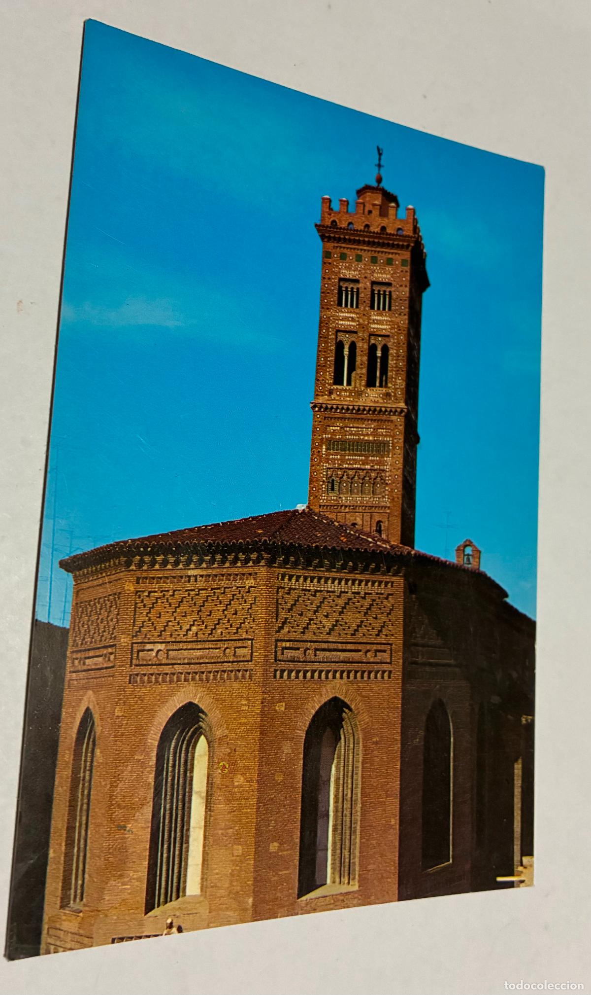 Postales: POSTAL ZARAGOZA IGLESIA DE SANTA MARIA MAGDALENA, ABSIDE Y TORRE MUDEJAR