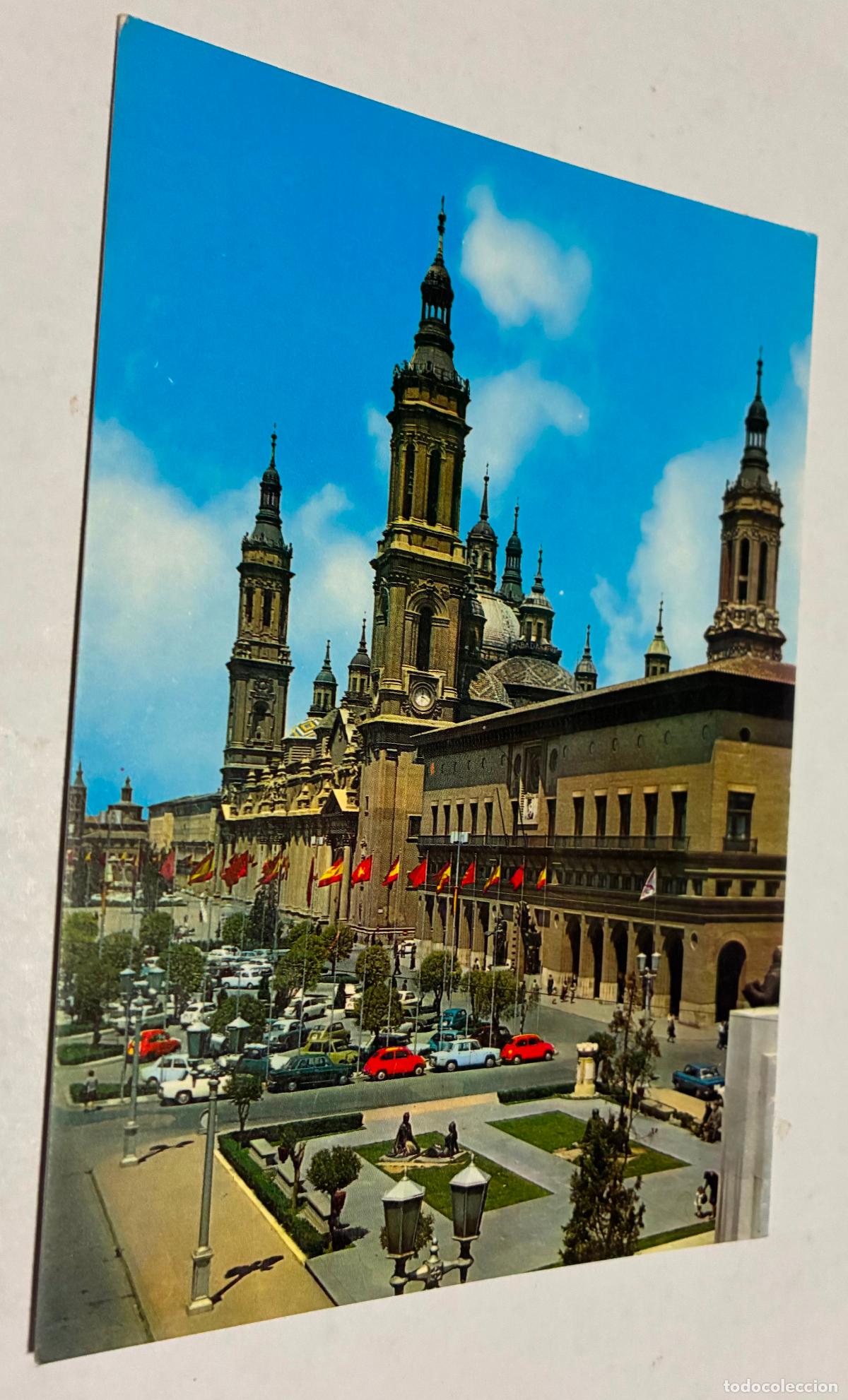 Postales: POSTAL ZARAGOZA PLAZA DE LAS CATEDRALES