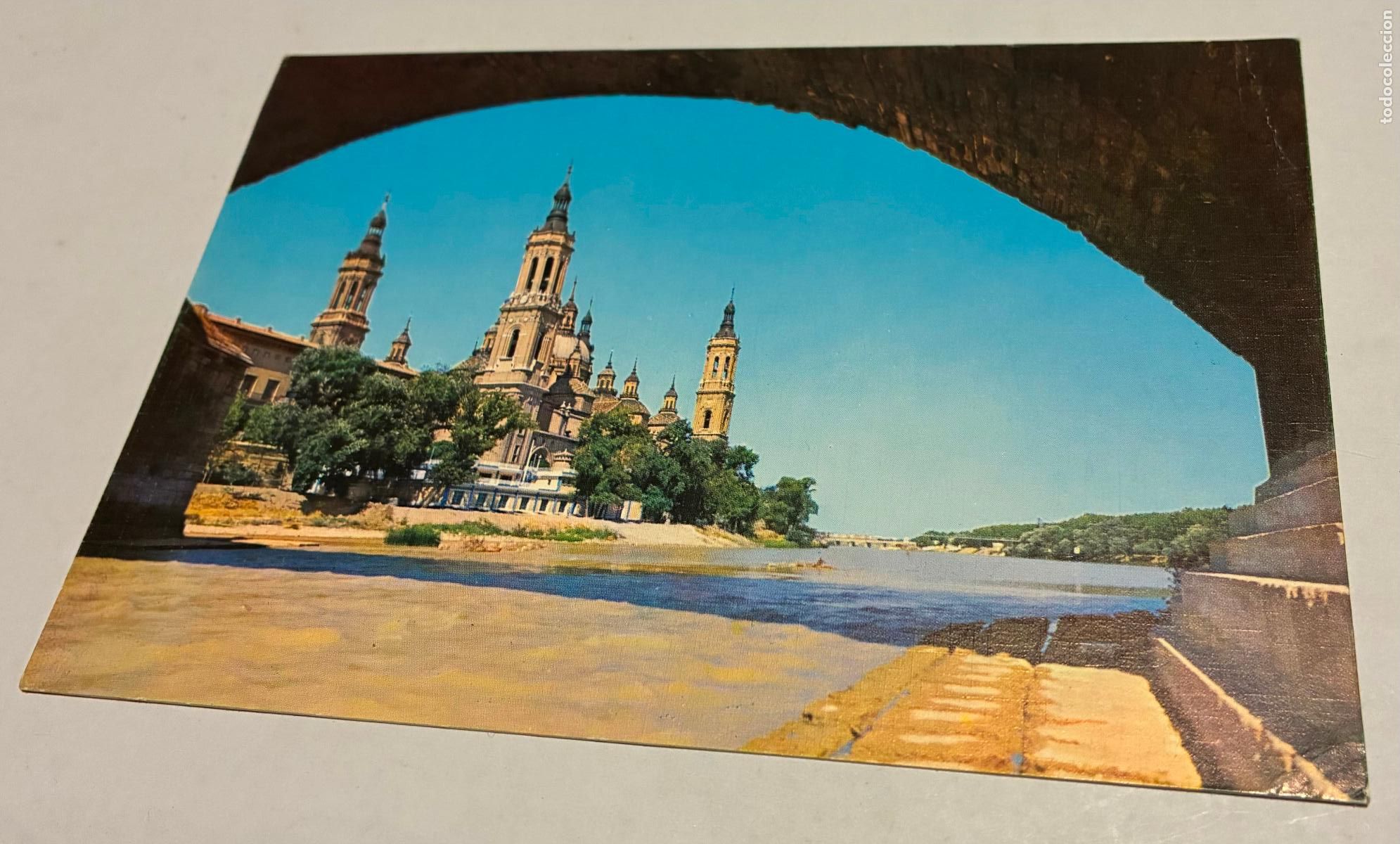 Postales: POSTAL ZARAGOZA BASILICA DEL PILAR RIO EBRO
