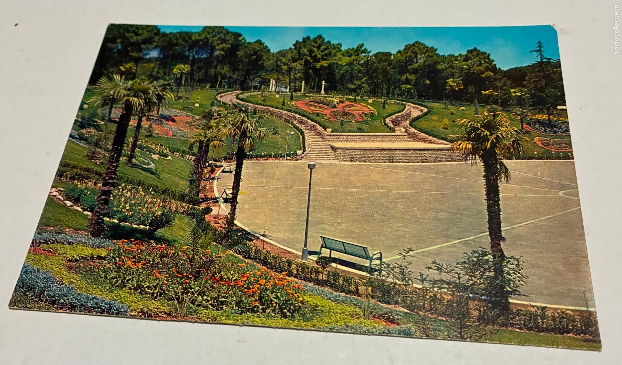 Postales: POSTAL ZARAGOZA CABEZA DE BUENA VISTA JARDIN DE INVIERNO, PARQUE PRIMO DE RIVERA, ACTUAL LABORDETA