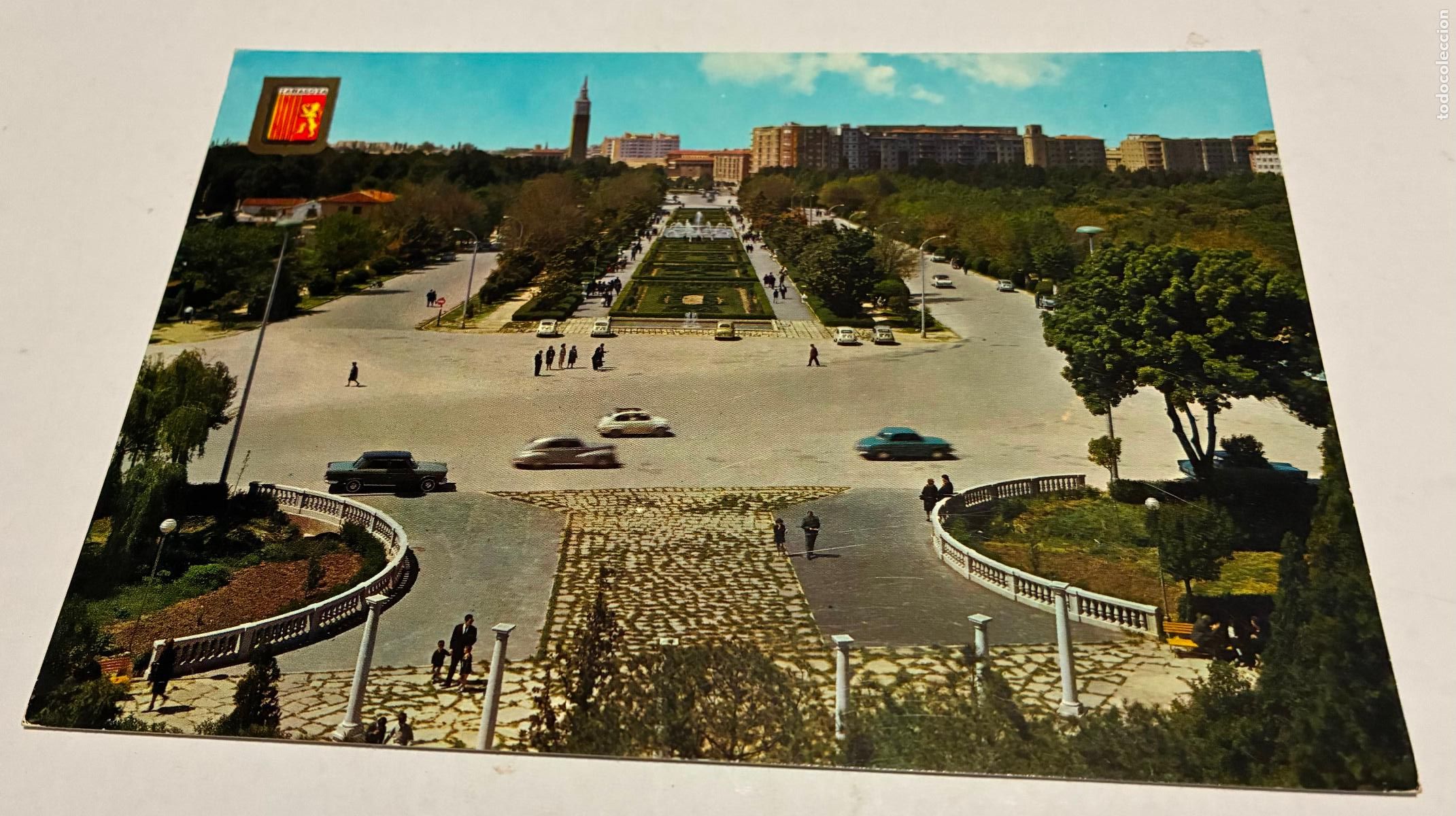 Postales: POSTAL ZARAGOZA PARQUE PRIMO DE RIVERA