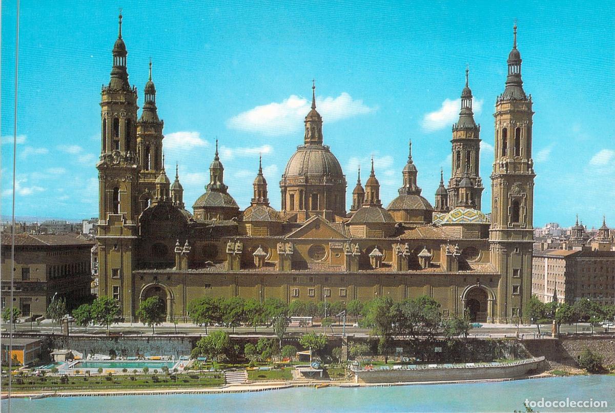 Postales: Postal de Zaragoza - Fachada posterior del Templo de El Pilar