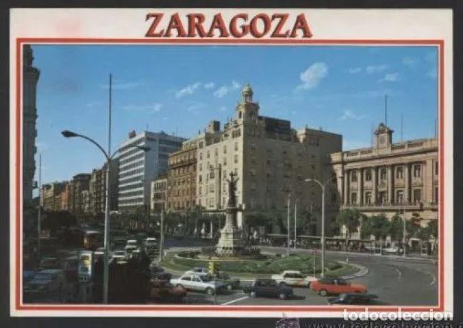 Postkarten: Zaragoza. *Plaza...* Ed. Arribas n&ordm; 321. Escrita.