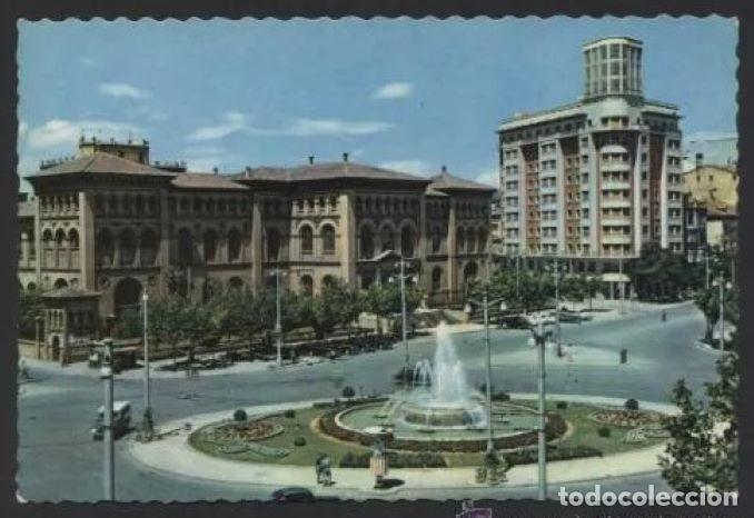 Postkarten: Zaragoza. *Plaza...* Ed. G. Garrabella - SRC n&ordm; 724. Escrita.