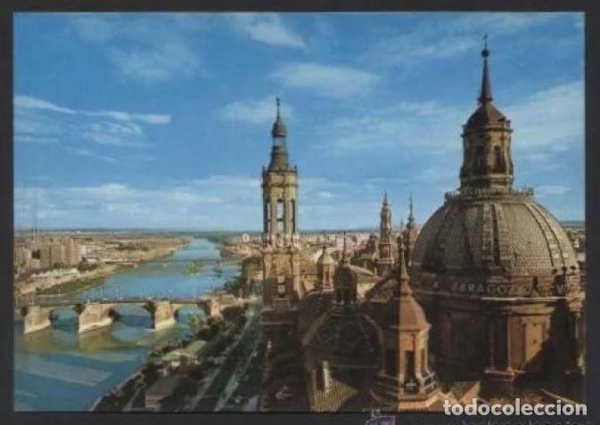 Cartoline: Zaragoza *Vista del Ebro...*  Ed. C. Josan n&ordm; 214. Nueva.