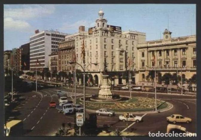 Postais: Zaragoza *Pza. de Espa&ntilde;a...* Ed. C. Josan n&ordm; 134. Gofrada. Nueva.