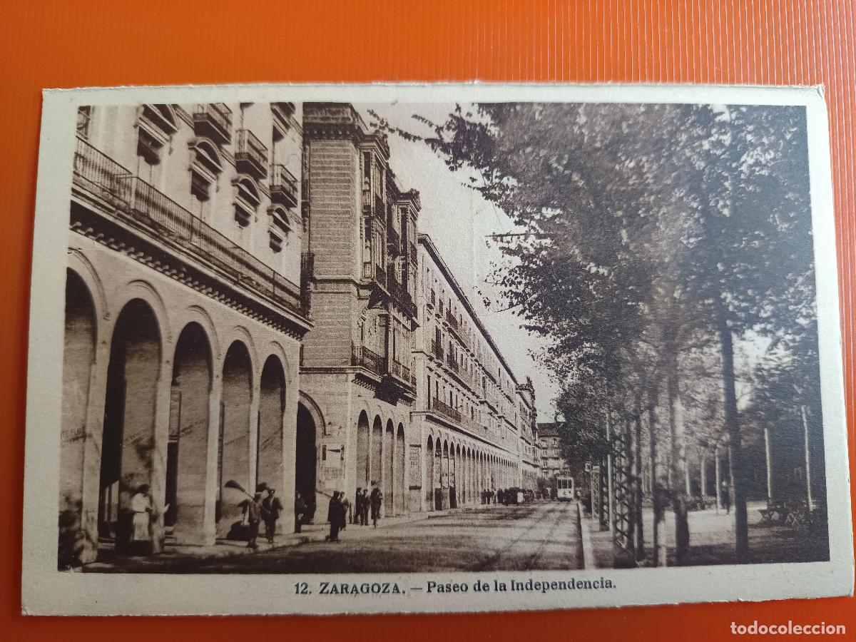 Postales: POSTAL ZARAGOZA, PASEO DE LA INDEPENDENCIA, 12, EDICION M. ARRIBAS, SIN CIRCULAR