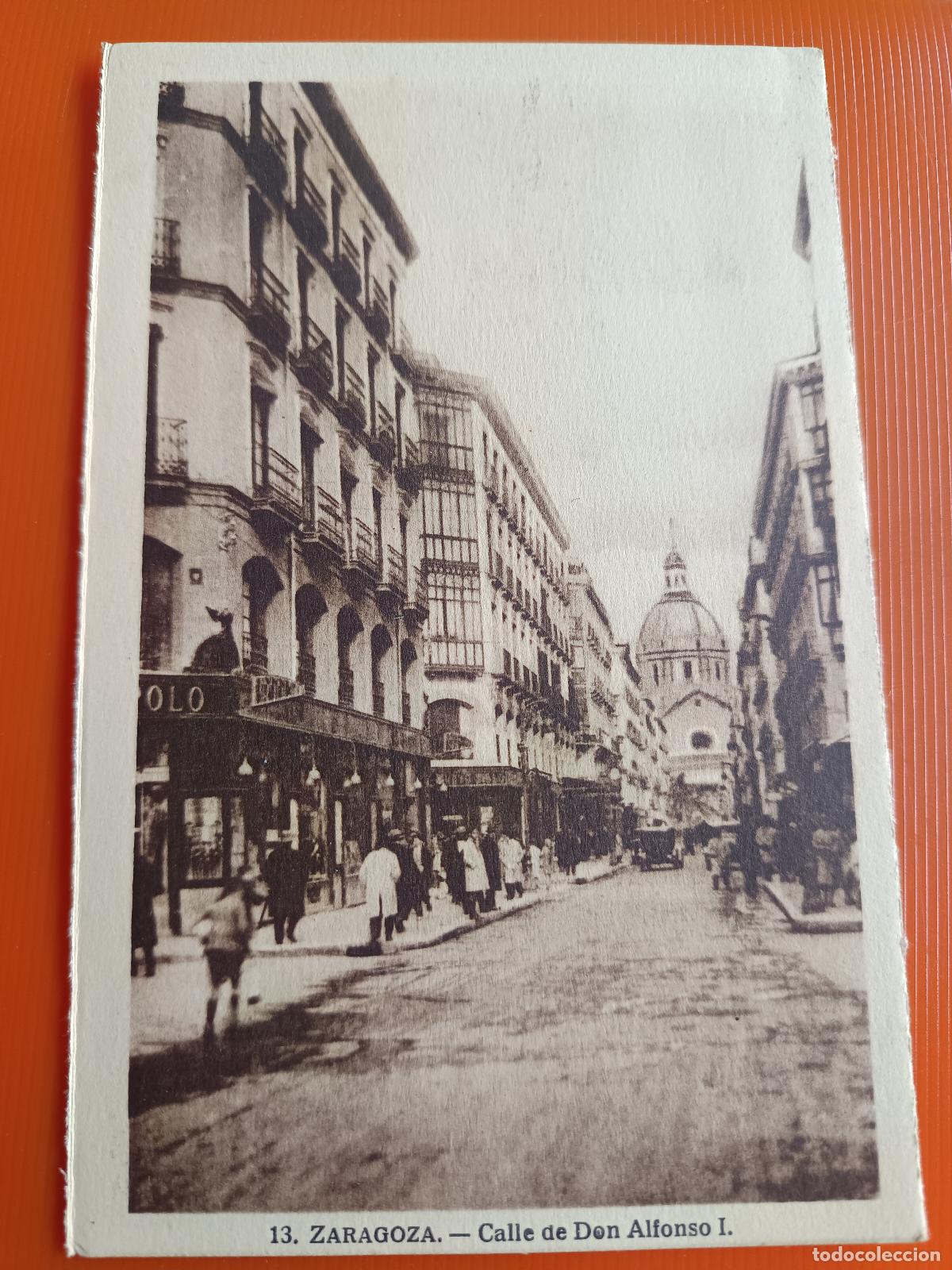 Postales: POSTAL ZARAGOZA, CALLE DE DON ALFONSO I, 13, EDICION M. ARRIBAS, SIN CIRCULAR