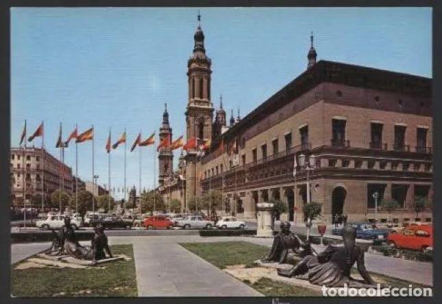 Postcards: Zaragoza *Plaza...* Ed. C. Josan n&ordm; 111. Gofrada. Nueva.