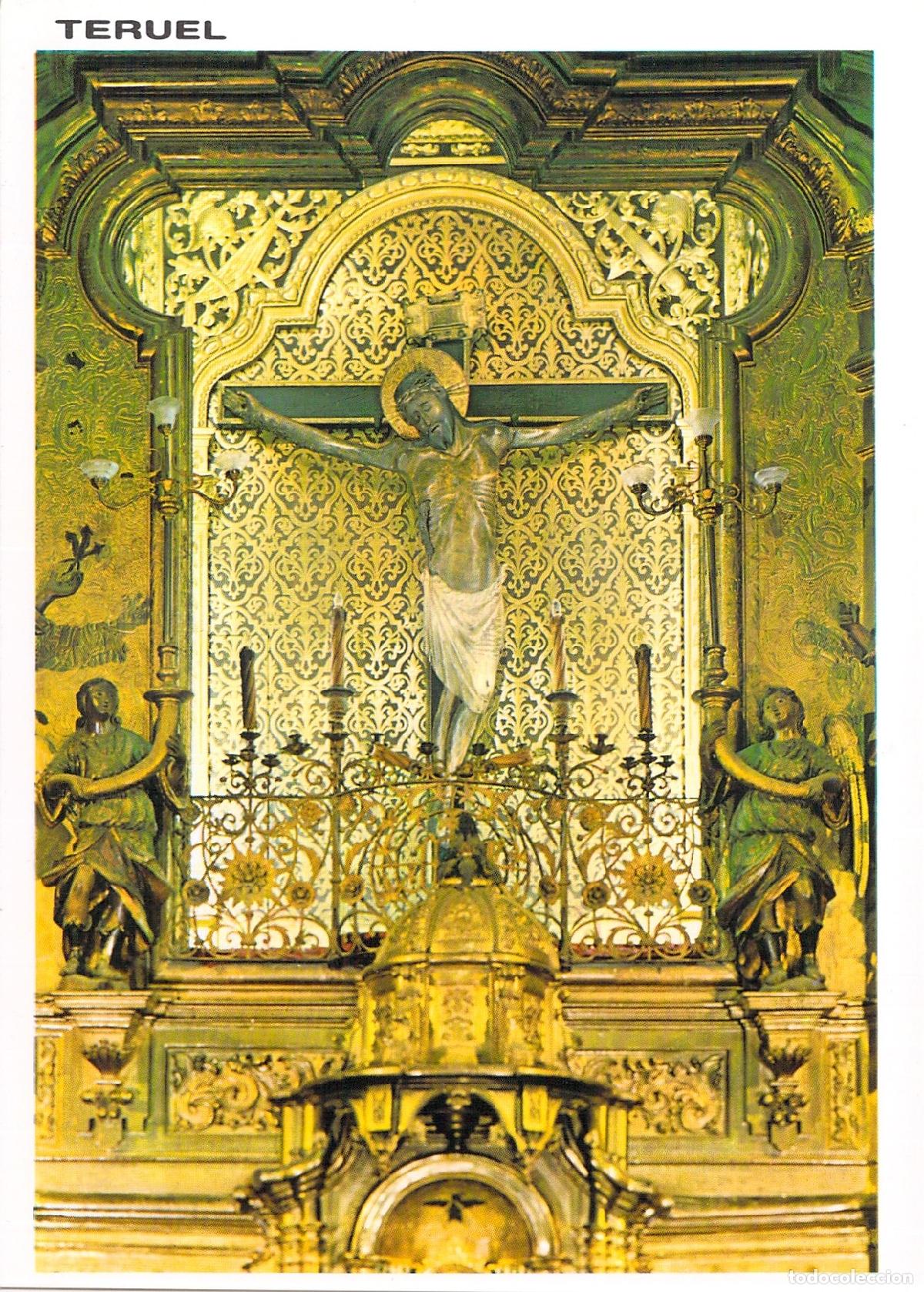 Postales: Postal Teruel Cristo del Salvador Talla Siglo XIV