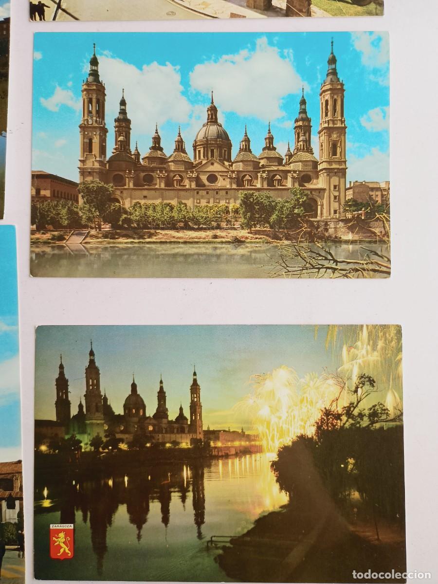 Postales: LOTE 7 POSTALES ZARAGOZA A&Ntilde;OS 60 SIN CIRCULAR