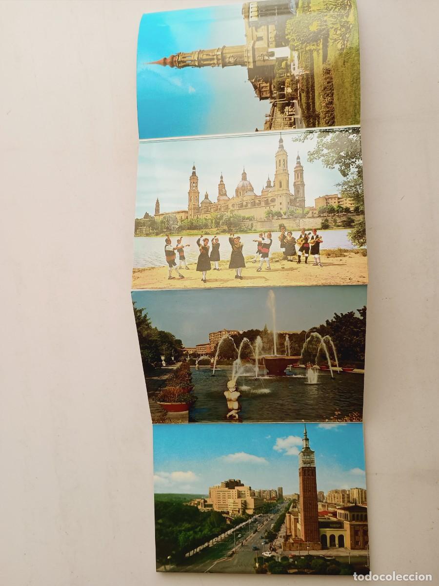 Postales: LIBRITO DESPLEGABLE 10 POSTALES ZARAGOZA A&Ntilde;OS 60 SIN CIRCULAR