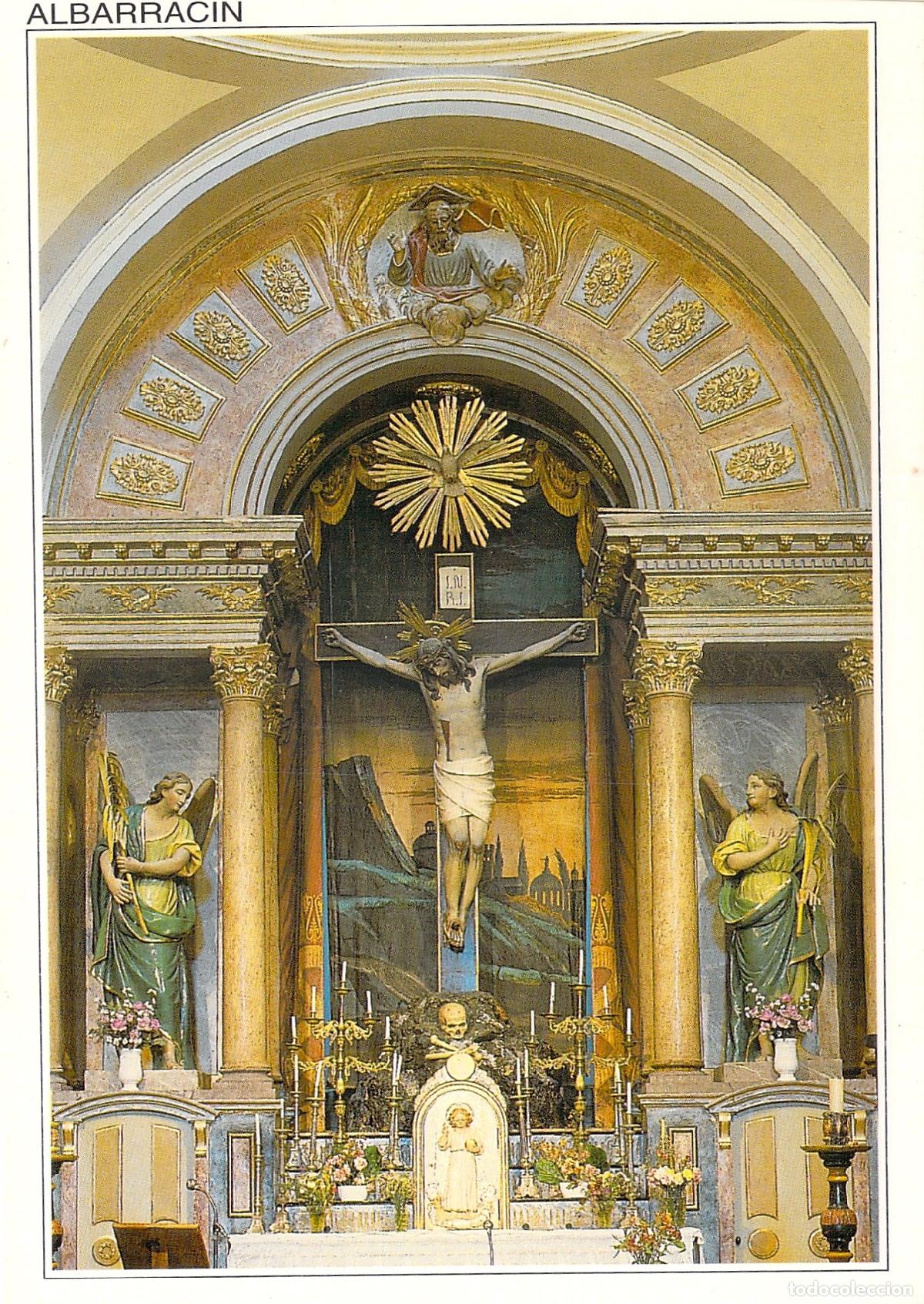 Postales: Postal Albarrac&iacute;n Teruel Sant&iacute;simo Cristo de la Vega