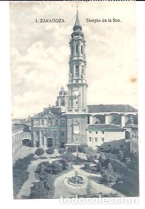 Postales: ANTIGUA POSTAL 1 ZARAGOZA TEMPLO DE LA SEO