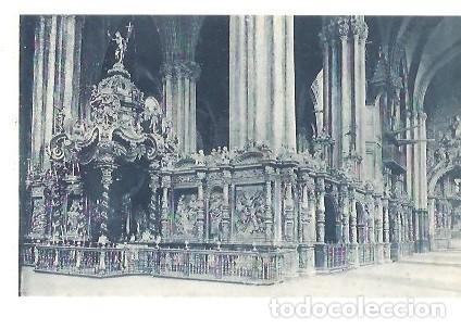 Postales: ANTIGUA POSTAL 3 ZARAGOZA ALTAR DEL CRISTO Y TRAS CORO DE LA SEO