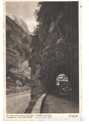 Postales: ANTIGUA POSTAL 12 RIO CINCA ENTRE BIELSA Y AINSA HUESCA PASO DE LOS DEVOTOS PIRINEO ARAGONES ZERKOWI