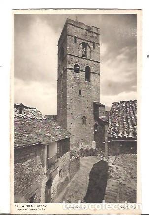Postales: ANTIGUA POSTAL 17 AINSA HUESCA PIRINEO ARAGONES CAMPANARIO ZERKOWITZ
