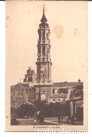 Postales: ANTIGUA POSTAL 49 ZARAGOZA LA SEO