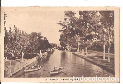 Postales: ANTIGUA POSTAL 50 ZARAGOZA CANAL IMPERIAL