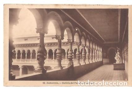 Postales: ANTIGUA POSTAL 59 ZATAGOZA GALERIA DEL PALACIO DE MUSEOS