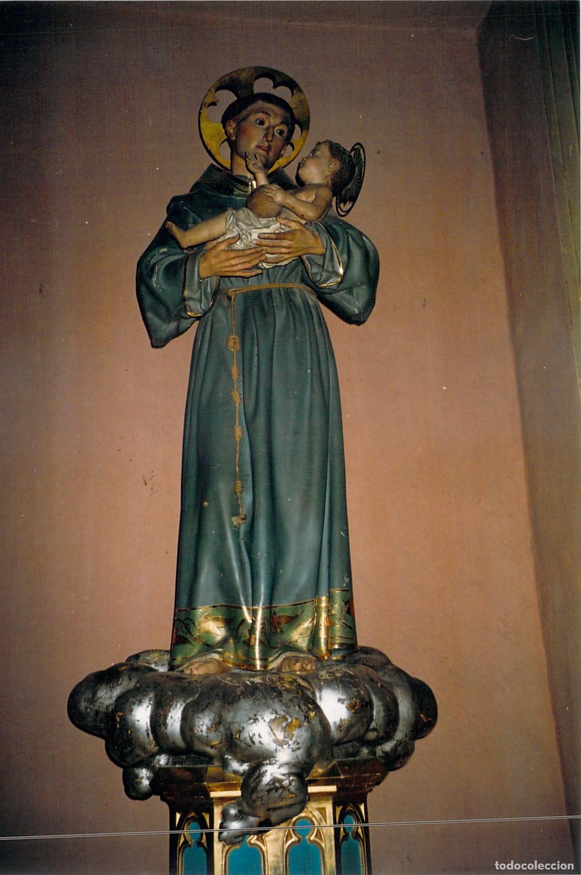 Postales: Fotografia de San Antonio de Padua con el Ni&ntilde;o Jes&uacute;s, Teruel