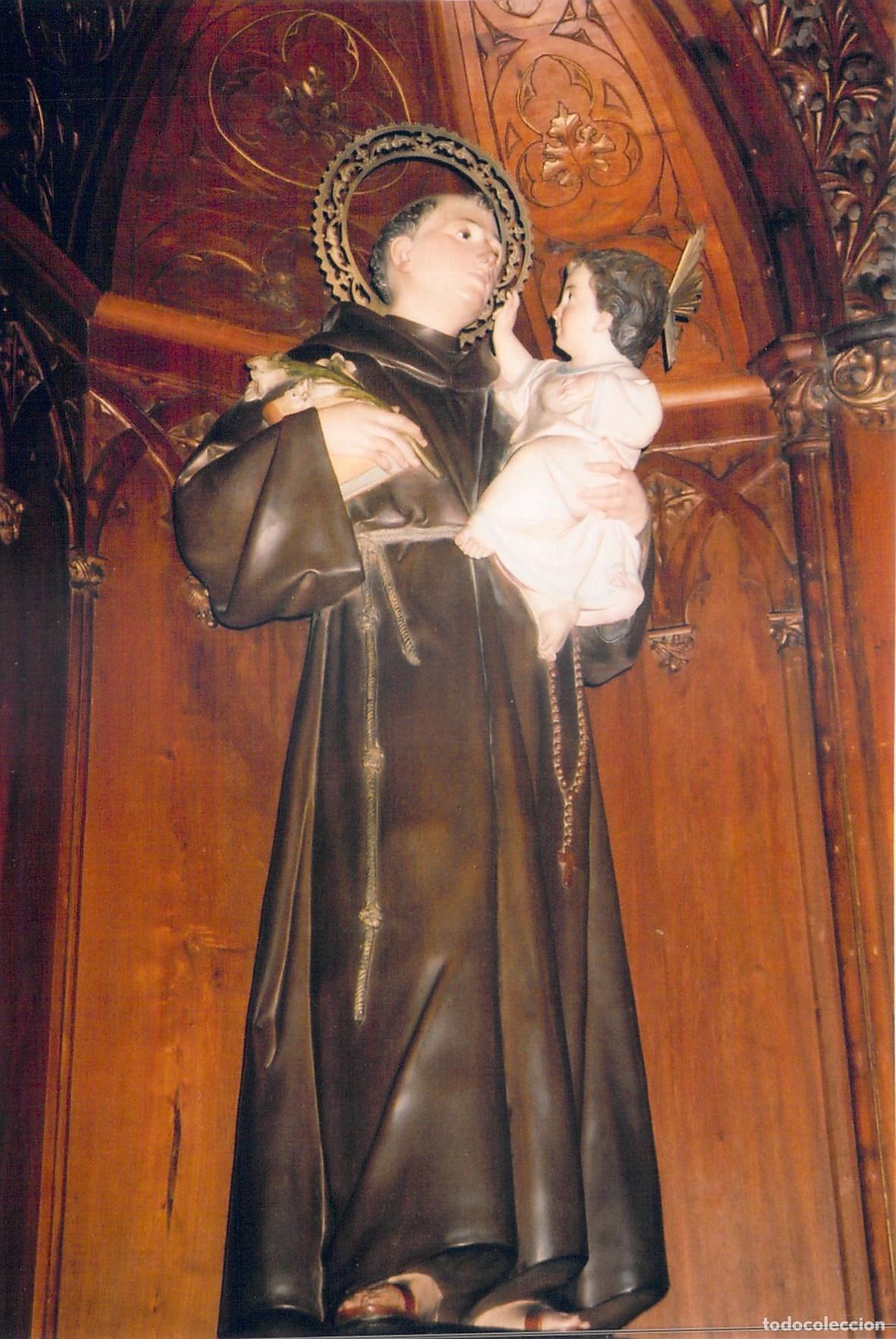 Postales: Fotografia Estatua de San Antonio de Padua, Iglesia de Santiago, Zaragoza