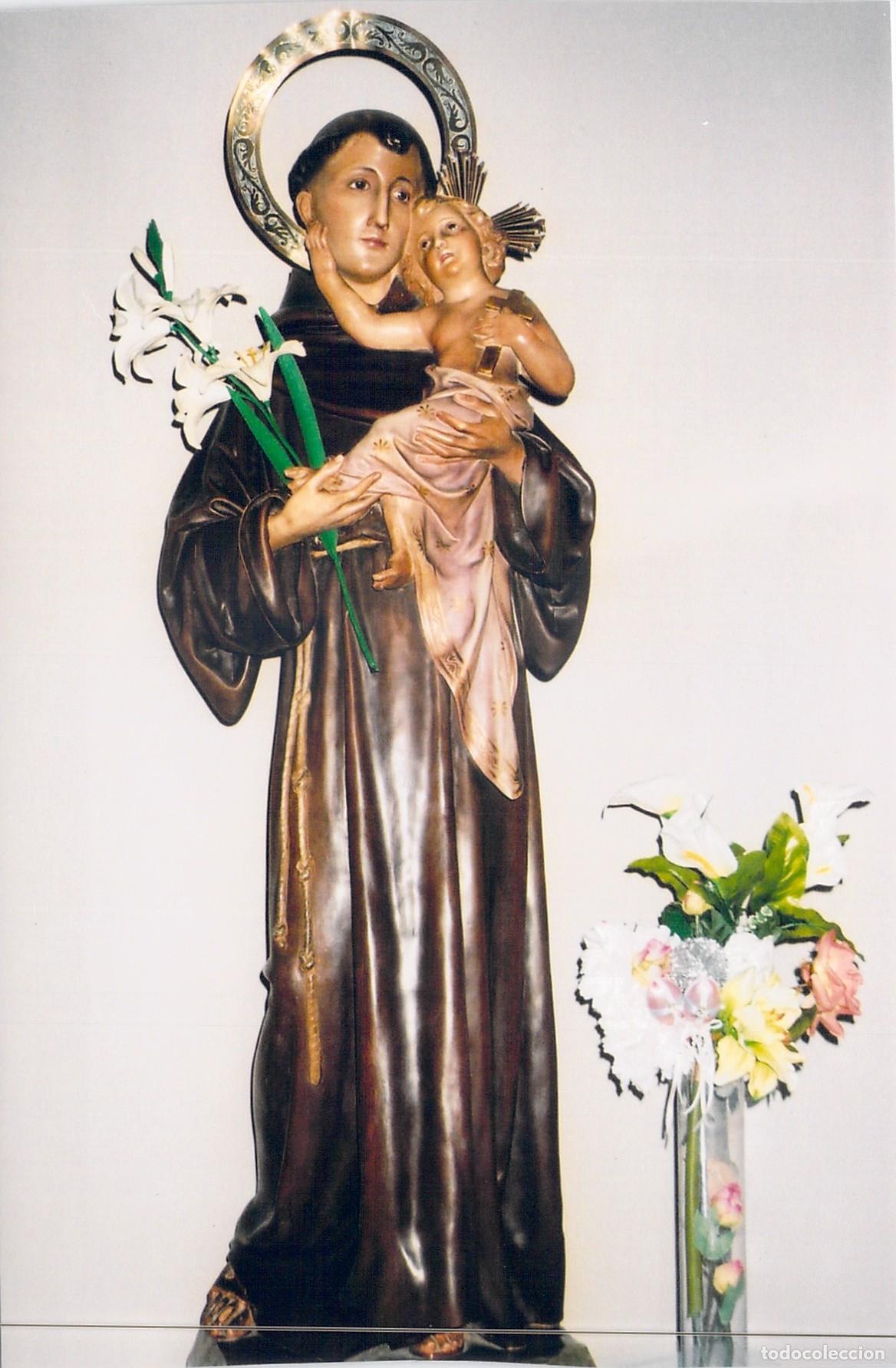 Postales: Fotografia de San Antonio de Padua con el Ni&ntilde;o Jes&uacute;s, Zaragoza
