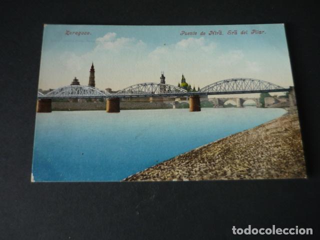 Postkarten: ZARAGOZA PUENTE DE NUESTRA SE&Ntilde;ORA DEL PILAR ED. PURGER REVERSO DIVIDIDO