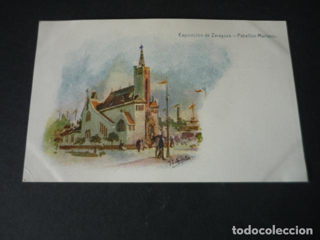 Postkarten: ZARAGOZA EXPOSICION PABELLON MARIANO