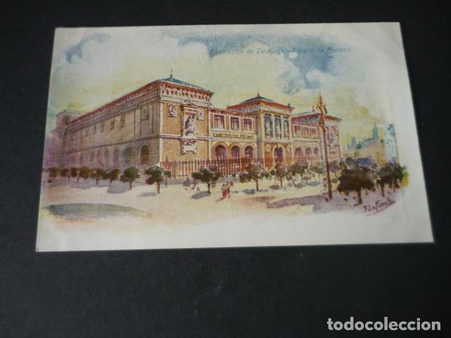 Postales: ZARAGOZA EXPOSICION PALACIO DE MUSEOS - Foto 1