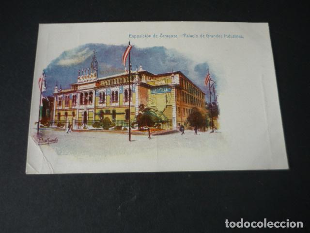 Postcards: ZARAGOZA EXPOSICION PALACIO DE GRANDES INDUSTRIAS