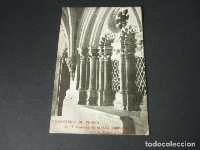Postcards: MONASTERIO DE PIEDRA ZARAGOZA VENTANA DE LA SALA CAPITULAR