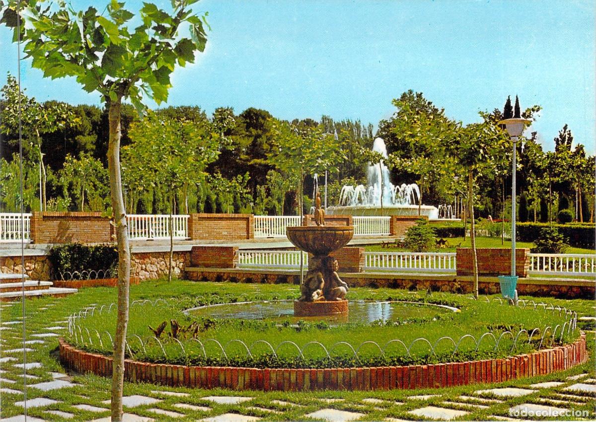 Postales: Postal Huesca Parque Municipal Glorieta de la Fuente del Cisne