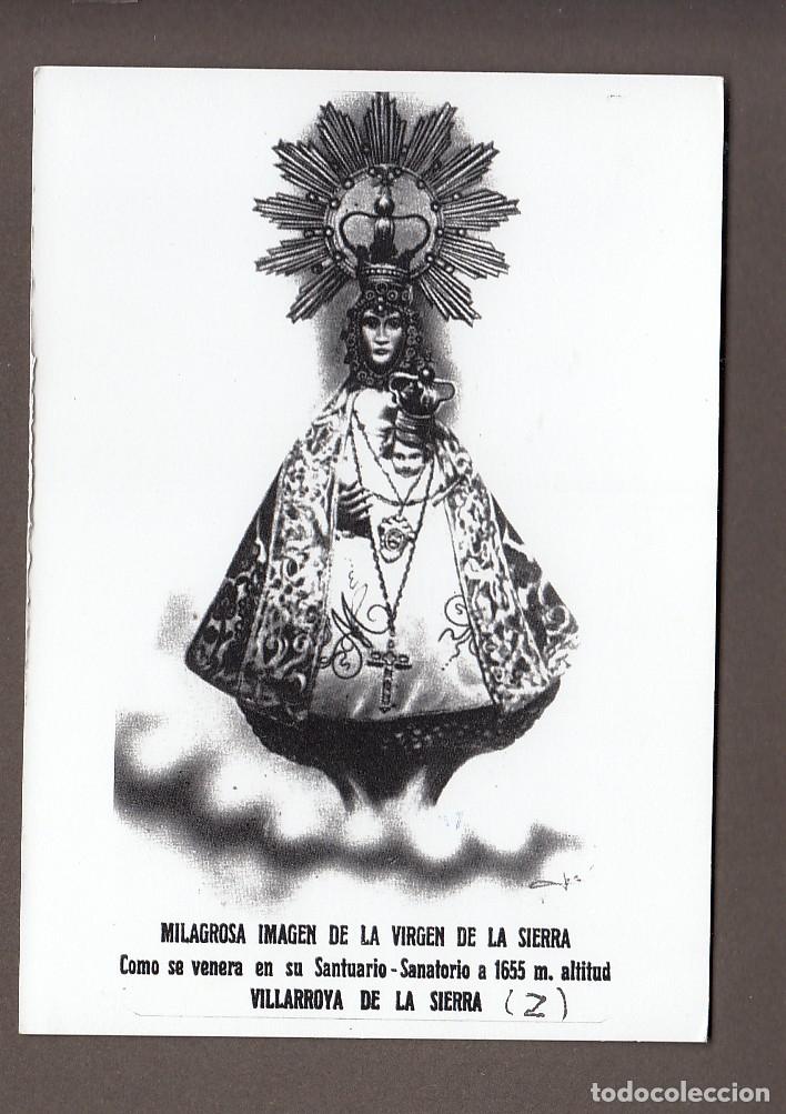 Postcards: VILLARROYA DE LA SIERRA ZARAGOZA).- MILAGROSA IMAGEN DE LA VIRGEN DE LA SIERRA