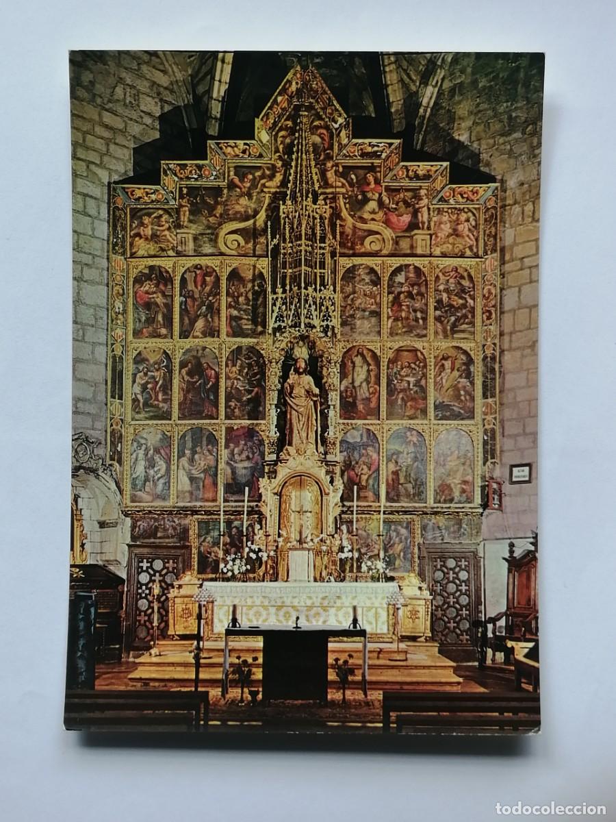 Postales: POSTAL 18385 NUEVA-VISTABELLA 4 EJEA DE LOS CABALLEROS ZARAGOZA IGLESIA DEL SALVADOR RETABLO S.XIV