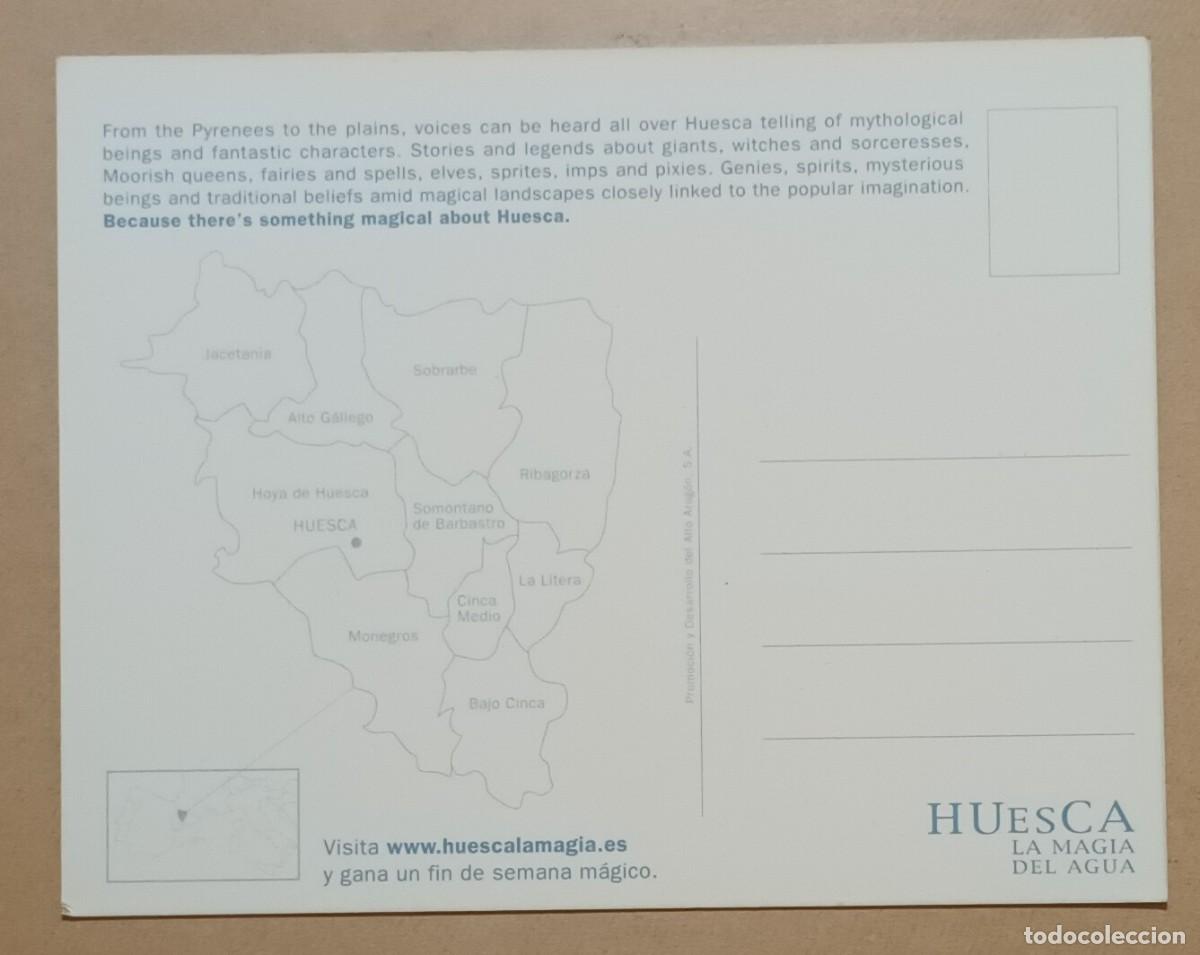 Postales: POSTAL - HUESCA, LA MAGIA DEL AGUA - Foto 2