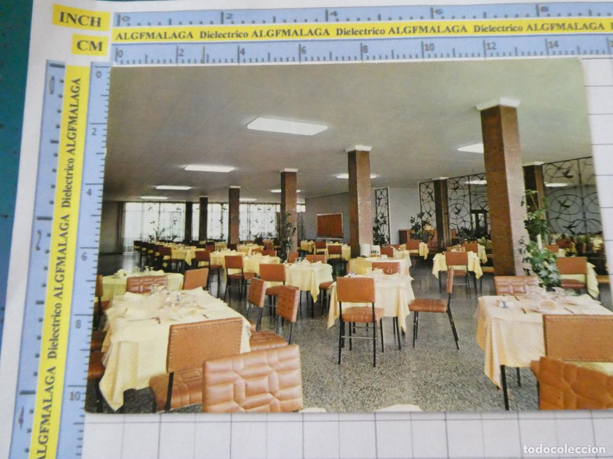 Postales: POSTAL DE ZARAGOZA. A&Ntilde;O 1969. HOTEL PORTAL DE LOS MONEGROS OSERA DE EBRO. VALMAN. 2969