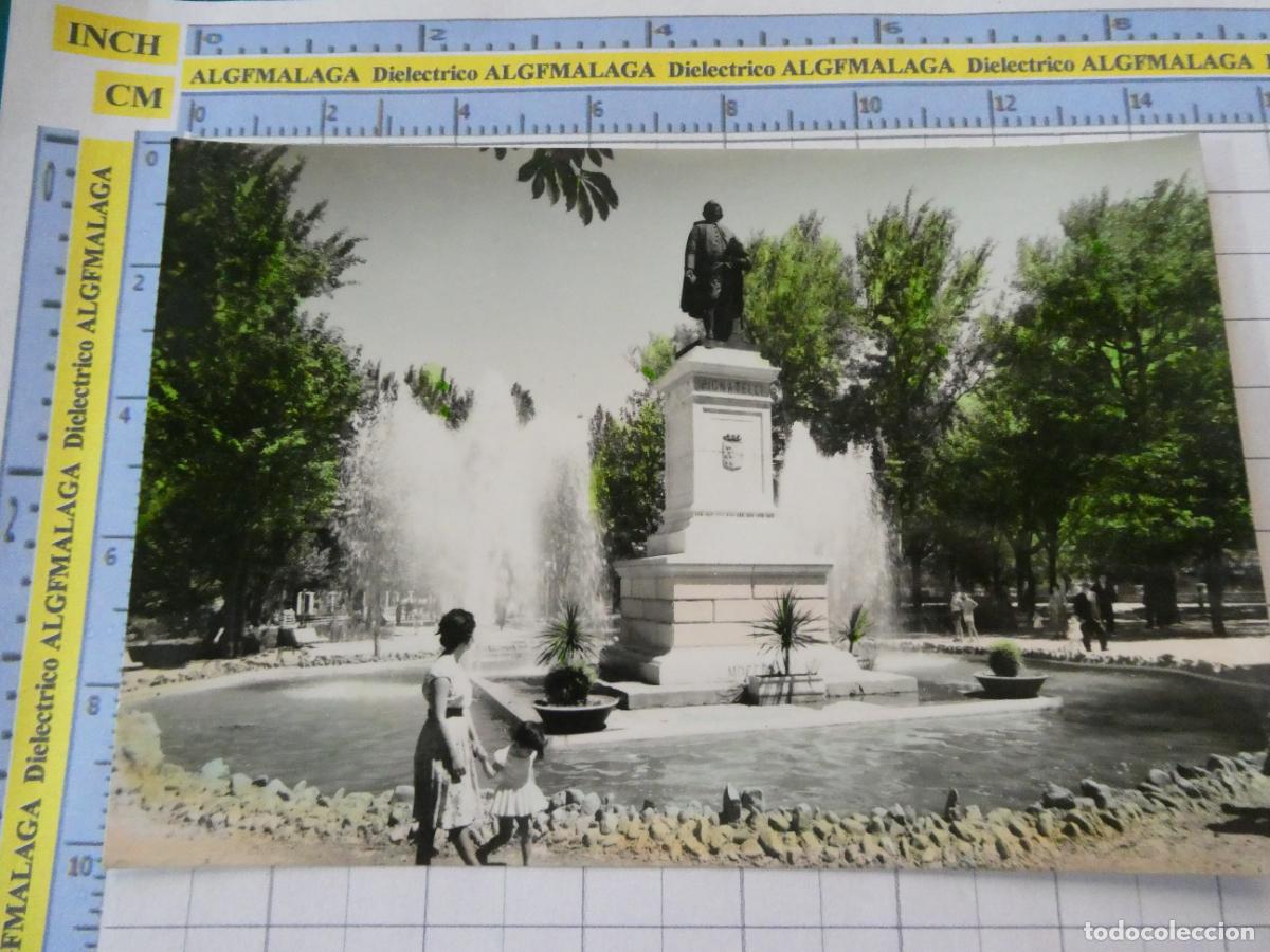 Postales: POSTAL DE ZARAGOZA. A&Ntilde;OS 30 50. MONUMENTO A PIGNATELLI Y PARQUE 109 SICILIA. 2974