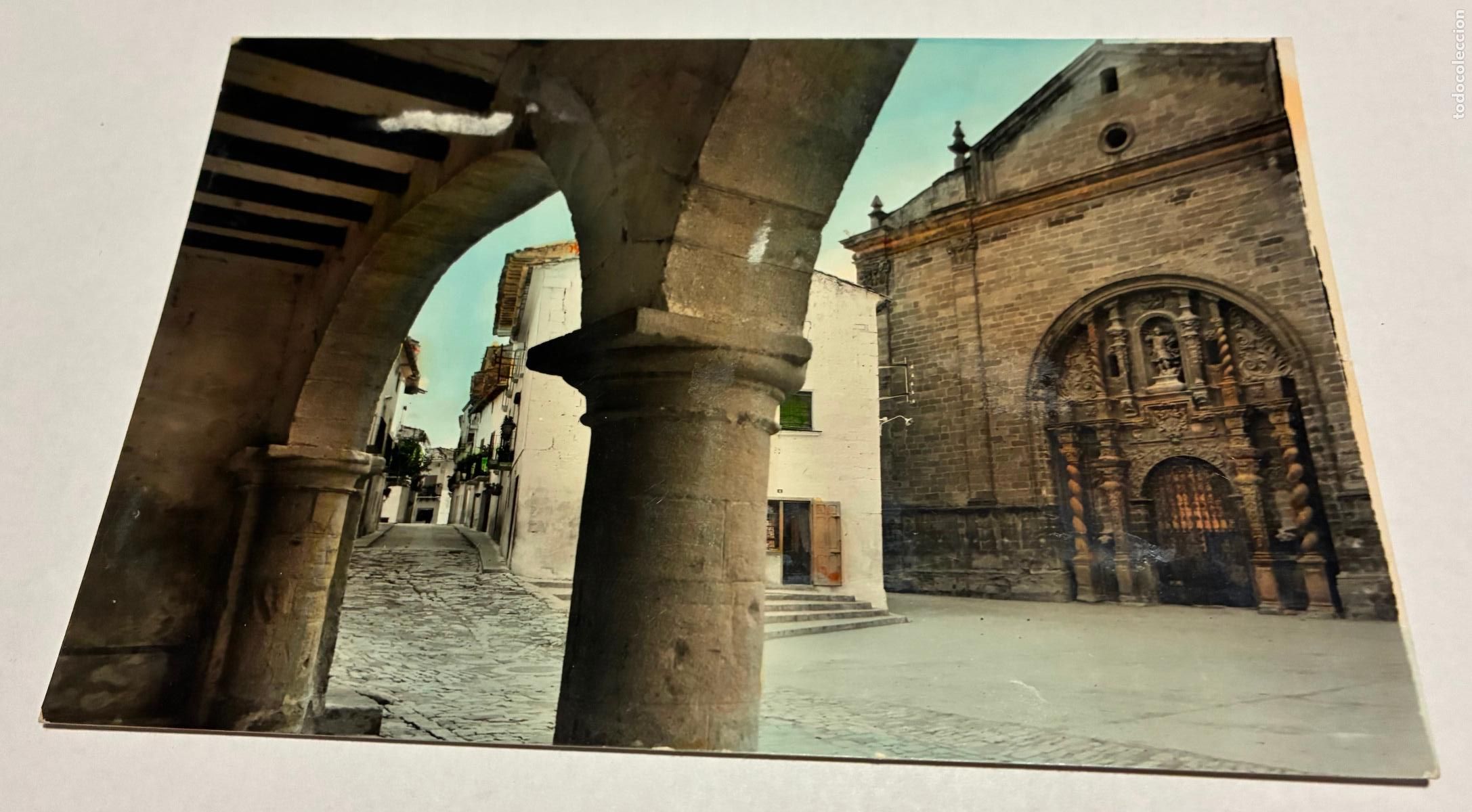Postales: POSTAL DE VALJUNQUERA, PLAZA Y CALLE MAYOR, Finales a&ntilde;os 50