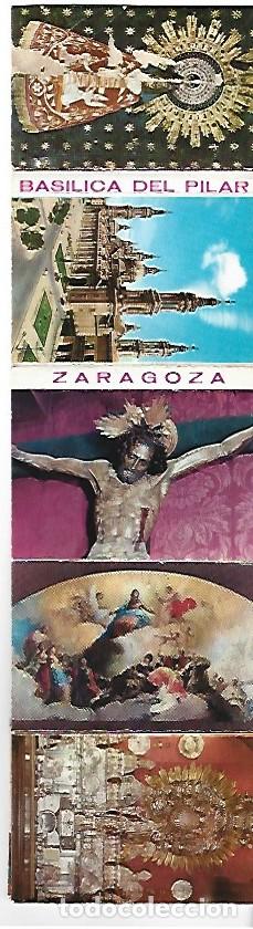 Postales: LIBRITO FLEXO MINI CON 12 VISTAS DEL PILAR / ZARAGOZA
