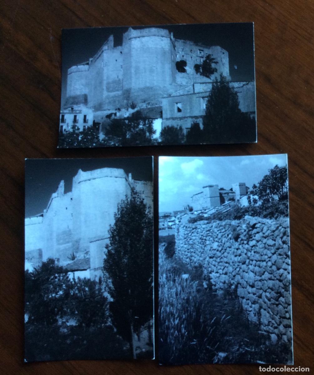 Postales: 3 FOTOGRAF&Iacute;AS FORMATO POSTAL CASTILLO DE MORA DE RUBIELOS TERUEL