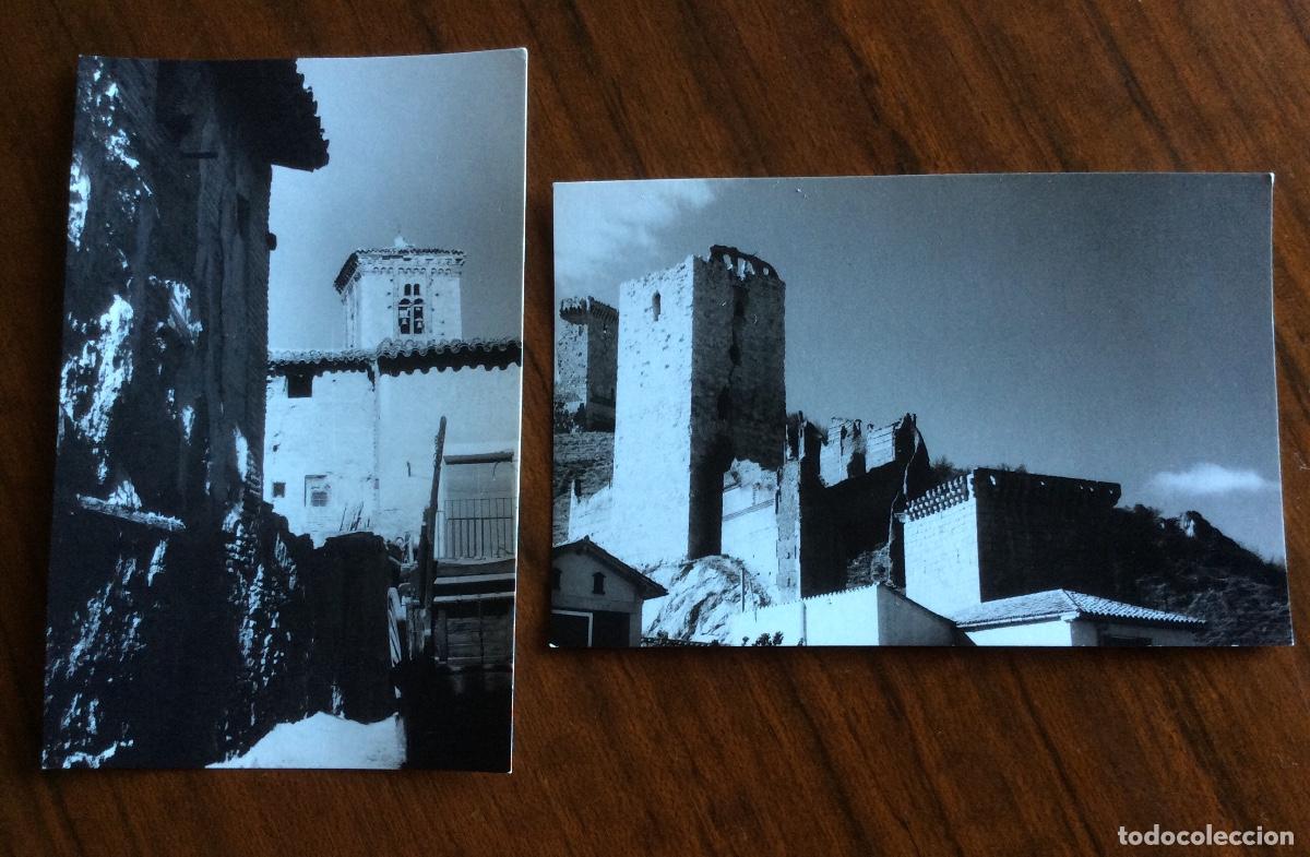 Postales: 2 FOTOGRAF&Iacute;AS FORMATO POSTAL TORRE CINCO ESQUINAS Y CAMPANARIO DAROCA ZARAGOZA