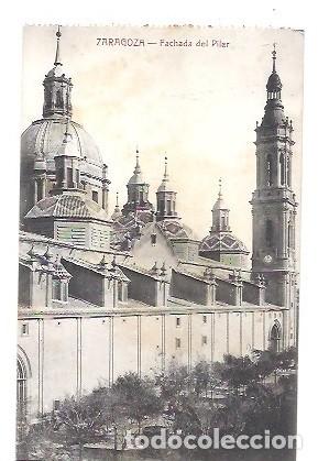 Postales: ANTIGUA POSTAL ZARAGOZA FACHADA DEL PILAR M ARRIBAS