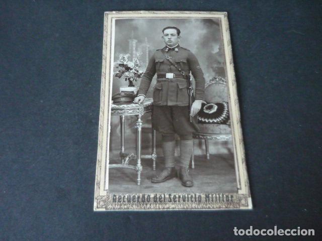 Postales: ZARAGOZA RETRATO SOLDADO DE INFANTERIA FOTOGRAFIA DEL CARMEN FOTOGRAFO 9,5 X 15 CM