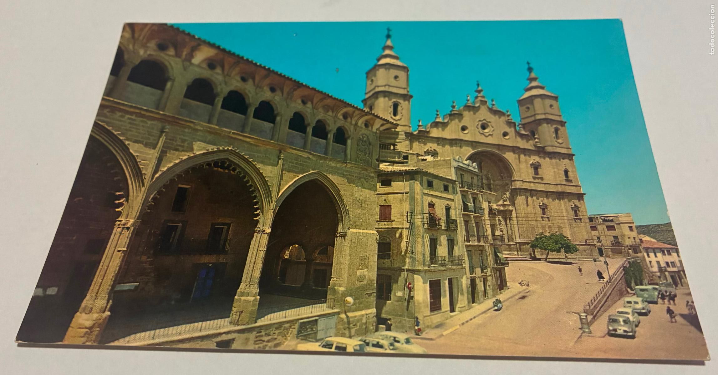 Postales: POSTAL ALCA&Ntilde;IZ, EX-COLEGIATA Y LONJA