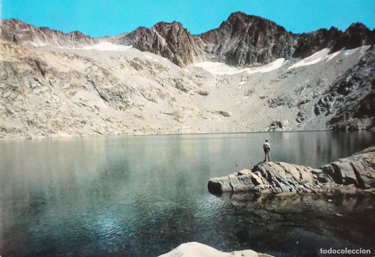Postales: Benasque, Lago de Creg&uuml;e&ntilde;a, al Fondo Collado Maldito, postal sin circular del a&ntilde;o 1966